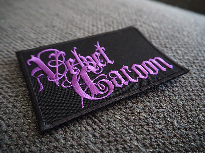 VELVET CACOON patch purple Depressive Illusions Records